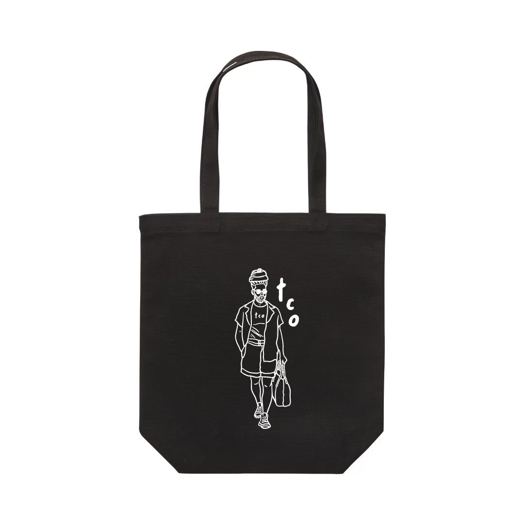 ジョニートートバッグ BLACK（M） – trip cafe okinawa