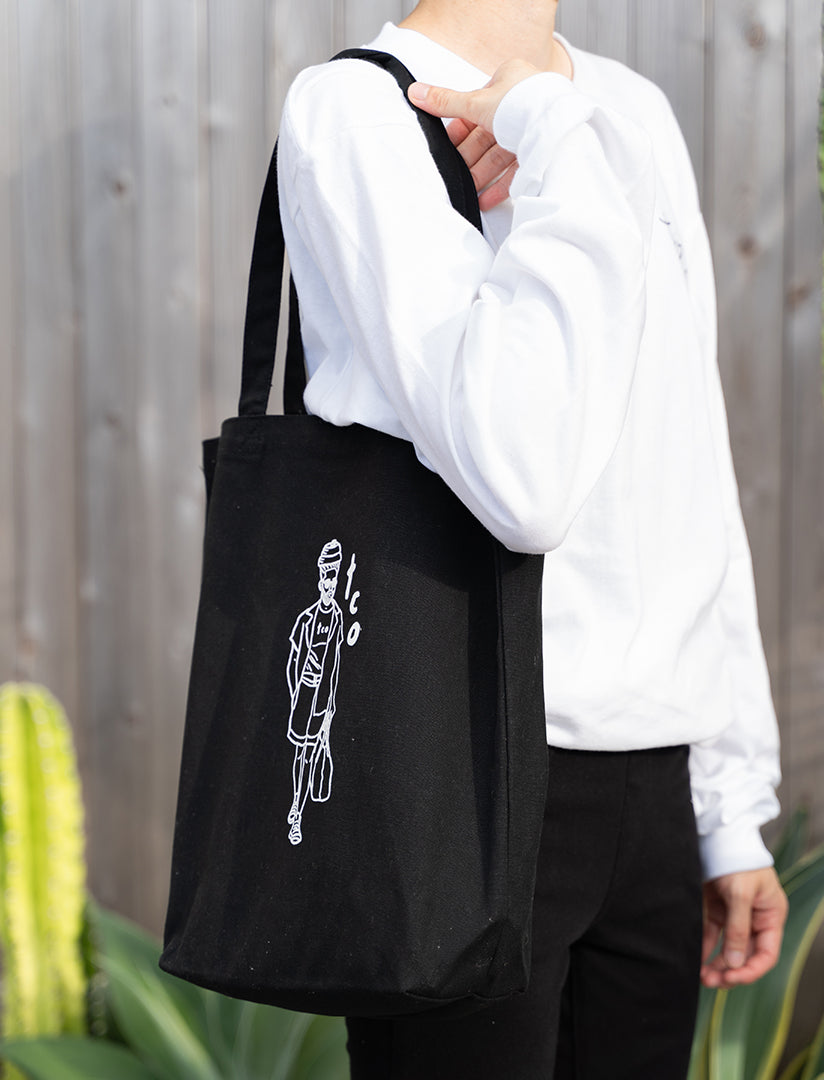 ジョニートートバッグ BLACK（M） – trip cafe okinawa
