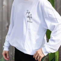 trip cafe okinawa Long-sleeve T-shirt  WHITE